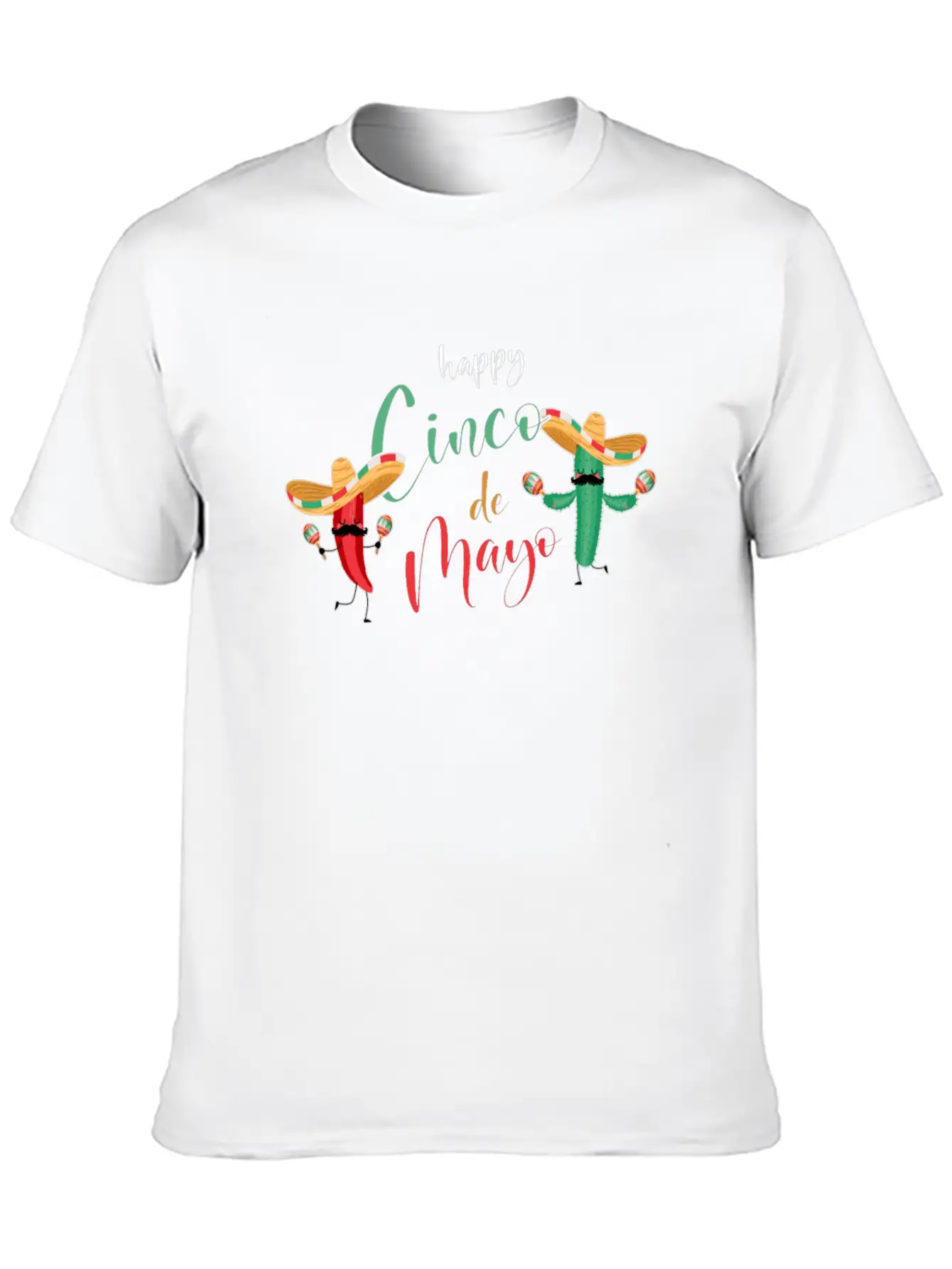 Funny Costume For Cinco De Mayo In Mexico Essential Cotton Tee For Daily Outfits – Unisex Style