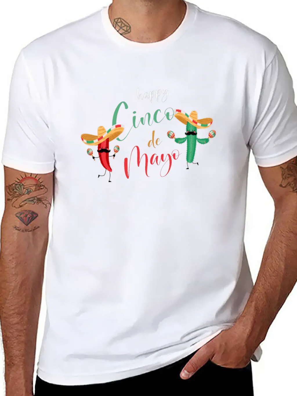 Funny Costume For Cinco De Mayo In Mexico Essential Cotton Tee For Daily Outfits – Unisex Style