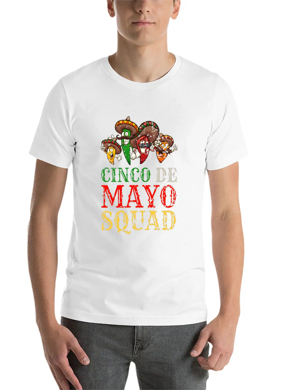 Funny Costume For Cinco De Mayo In Mexico Stylish Everyday T-Shirt – Unisex Basic Cotton Tee