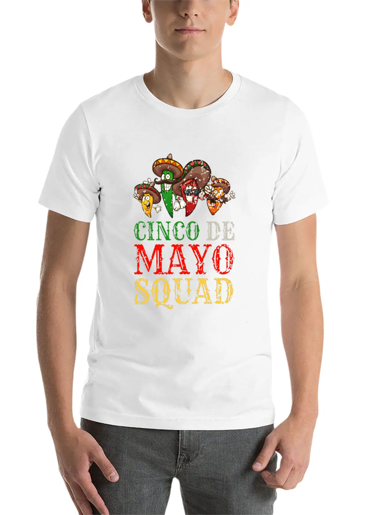 Funny Costume For Cinco De Mayo In Mexico Stylish Everyday T-Shirt – Unisex Basic Cotton Tee