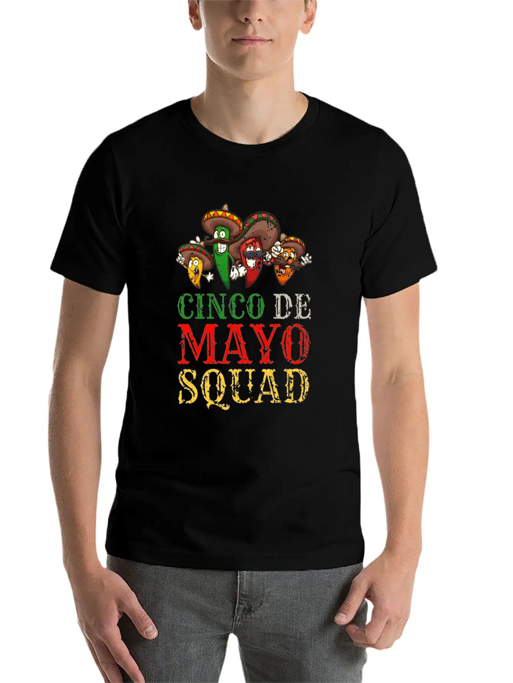 Funny Costume For Cinco De Mayo In Mexico Stylish Everyday T-Shirt – Unisex Basic Cotton Tee