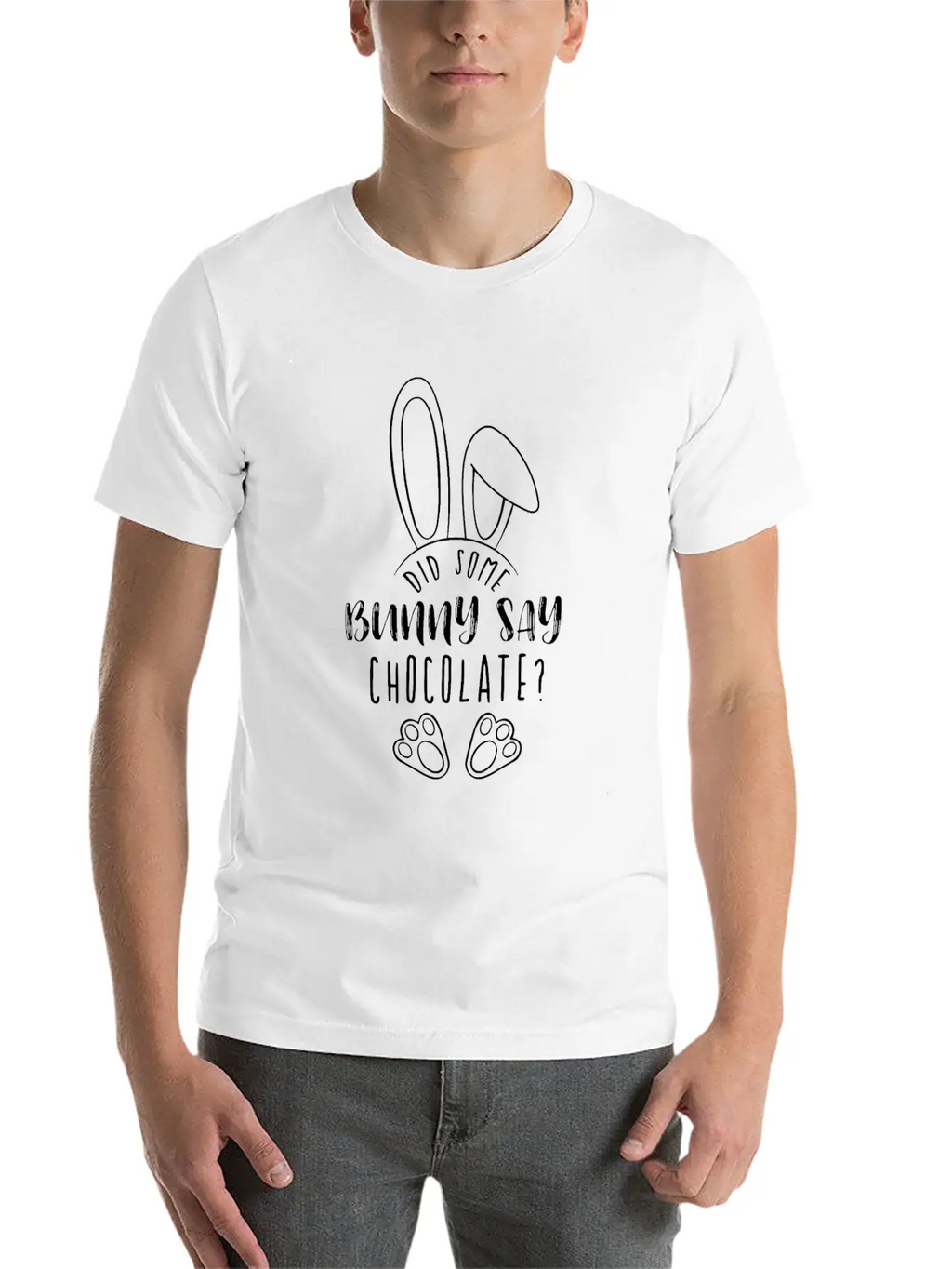 Funny Cute Easter Themed Stylish Everyday T-Shirt – Unisex Basic Cotton Tee