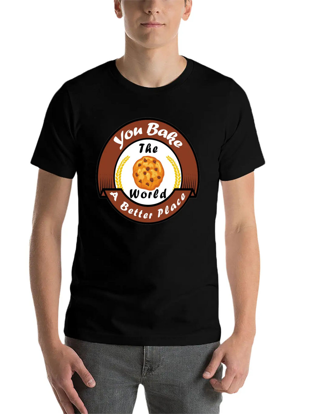 Funny Design, You Bake The World A Better Place. Classic Cotton Tee – Unisex Comfort For Any Season