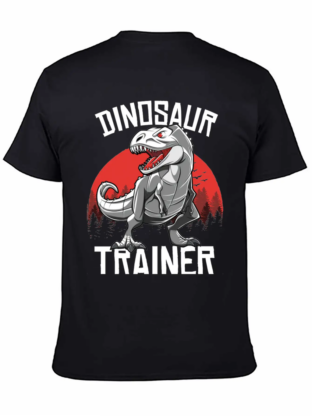 Funny Dinosaur T Rex Trainer Halloween Costume Breathable Soft Cotton T-Shirt – Timeless Casual Look