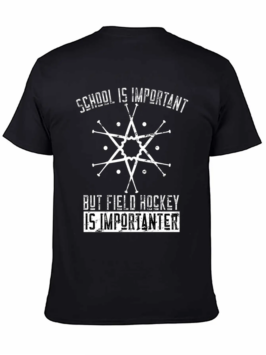 Funny Field Hockey Player Gift Stylish Everyday T-Shirt – Unisex Basic Cotton Tee