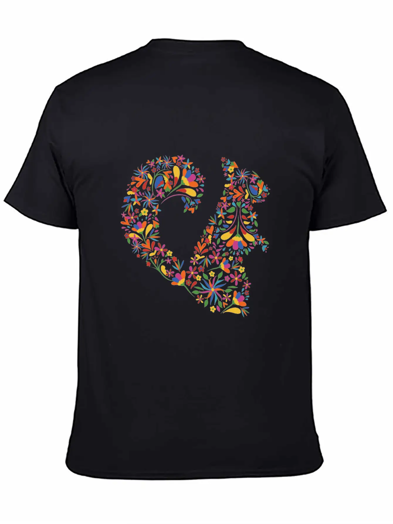 Funny Floral Squirrel Flower Classic Cotton Tee – Unisex Comfort For Any Season
