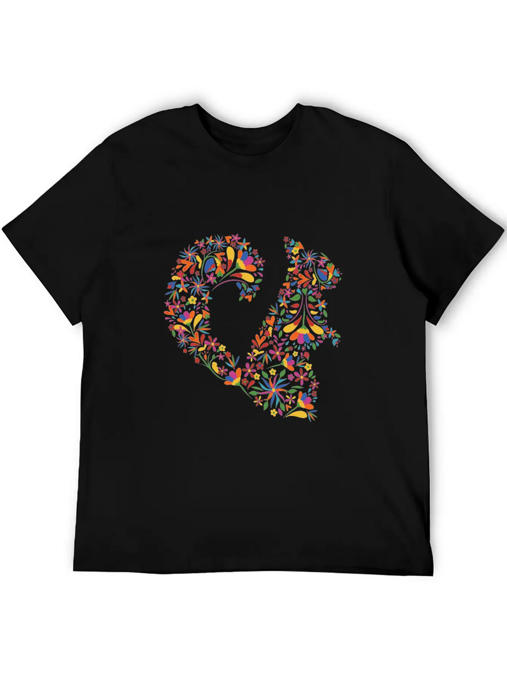 Funny Floral Squirrel Flower Classic Cotton Tee – Unisex Comfort For Any Season