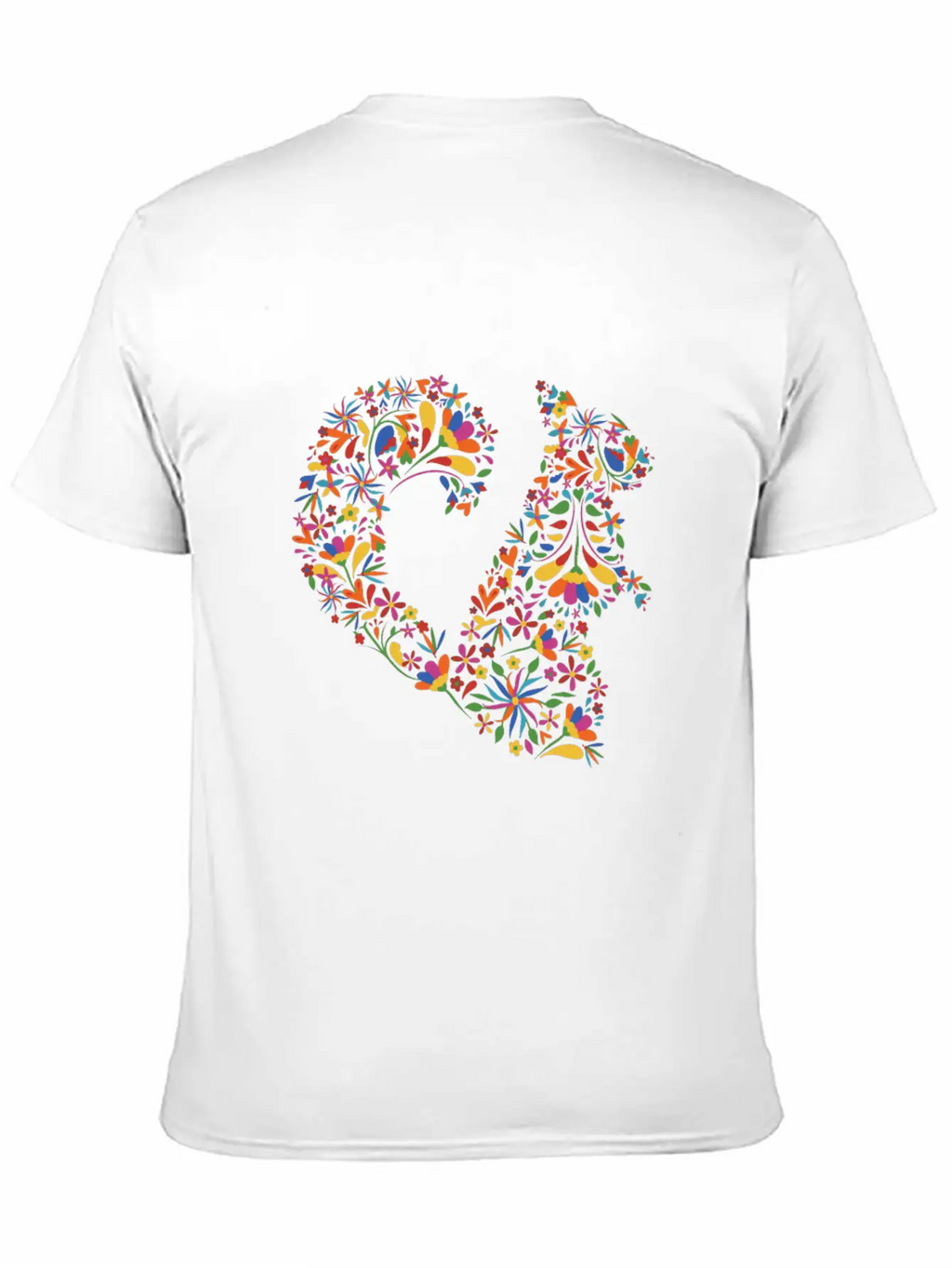 Funny Floral Squirrel Flower Classic Cotton Tee – Unisex Comfort For Any Season