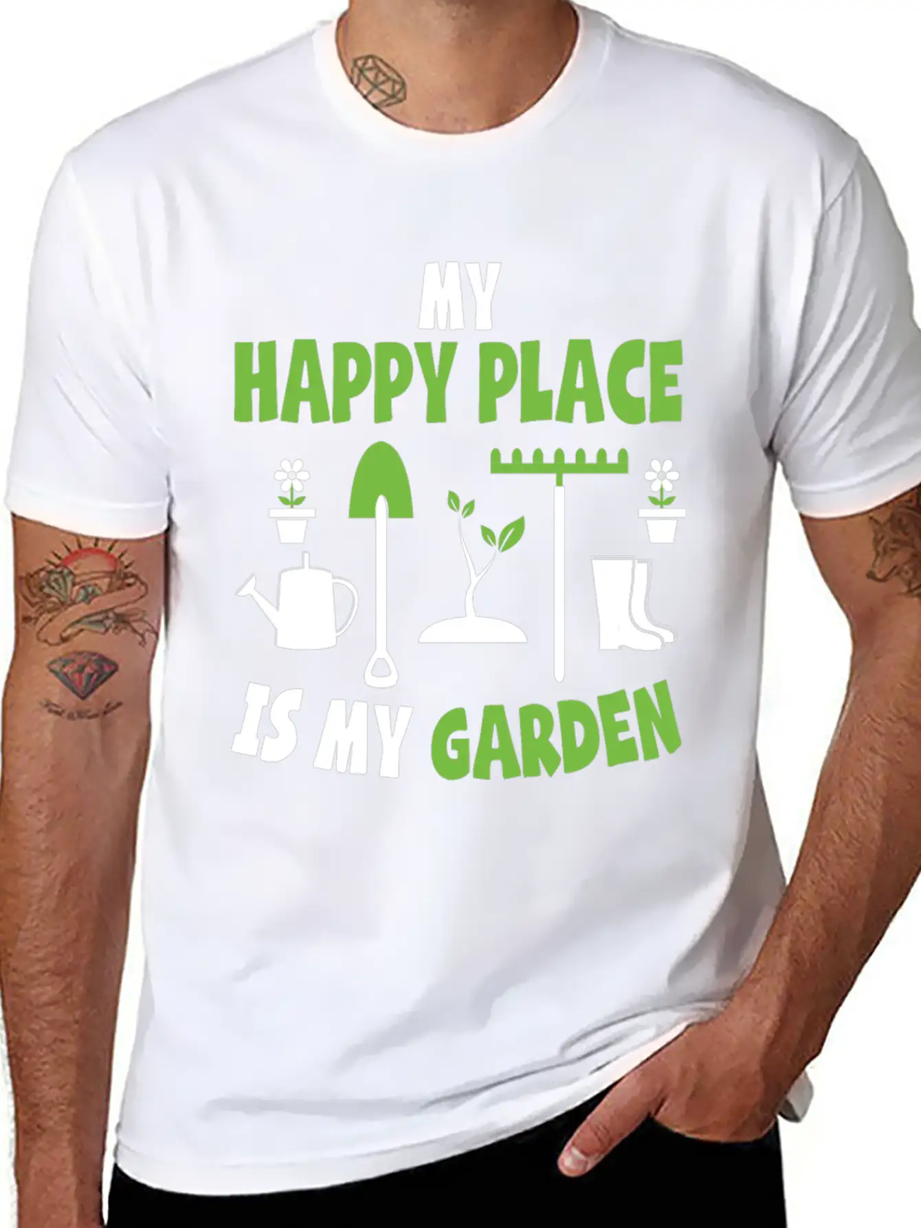 Funny Garden Gardener Unisex Casual T-Shirt – Clean Design For Daily Comfort