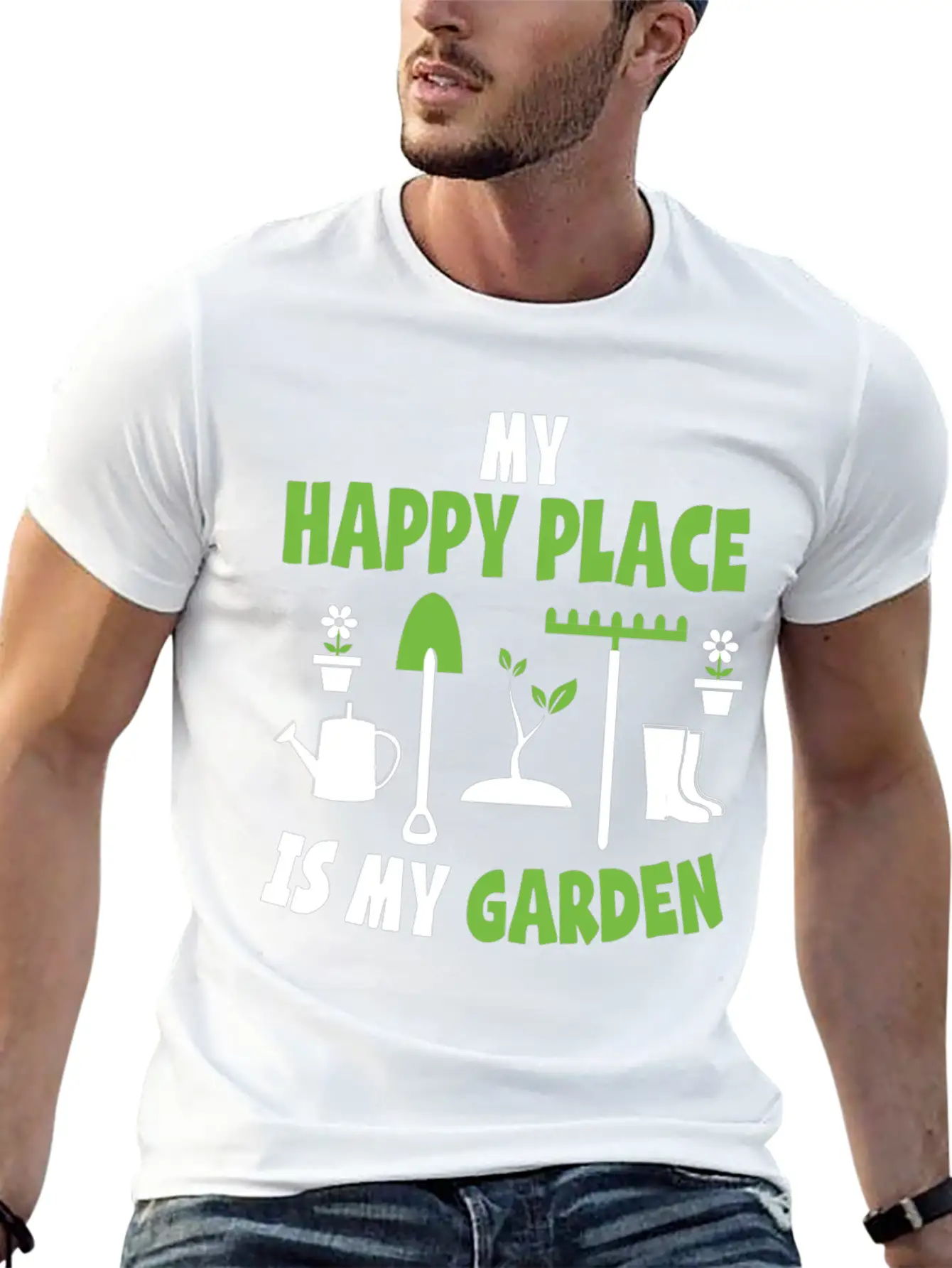 Funny Garden Gardener Unisex Casual T-Shirt – Clean Design For Daily Comfort