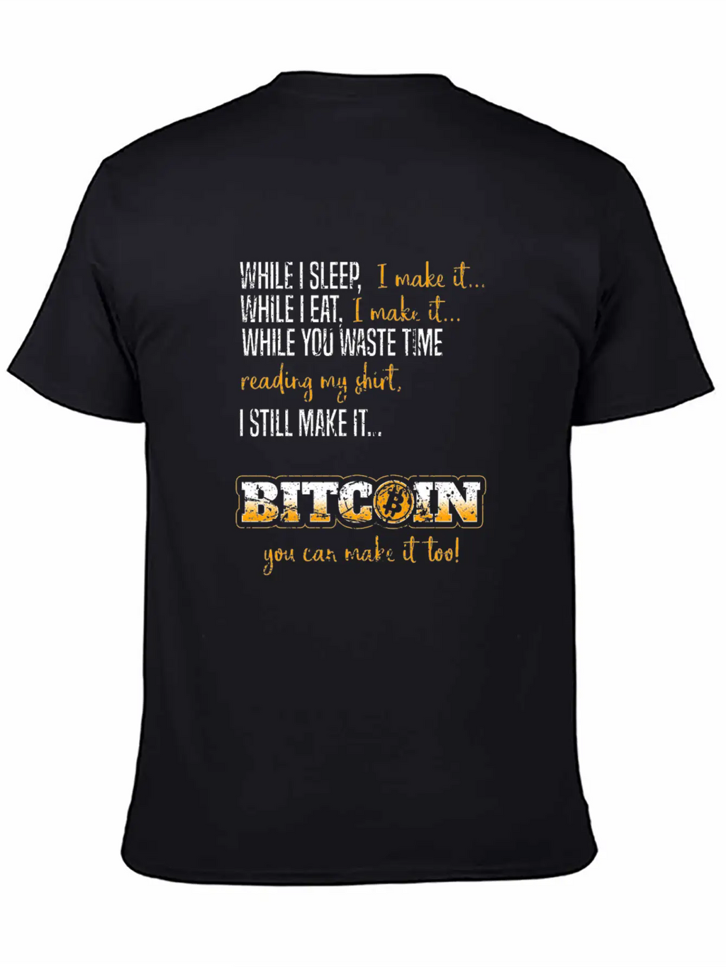 Funny Gift Bitcoin Crypto JUST Shirt Breathable Soft Cotton T-Shirt – Timeless Casual Look