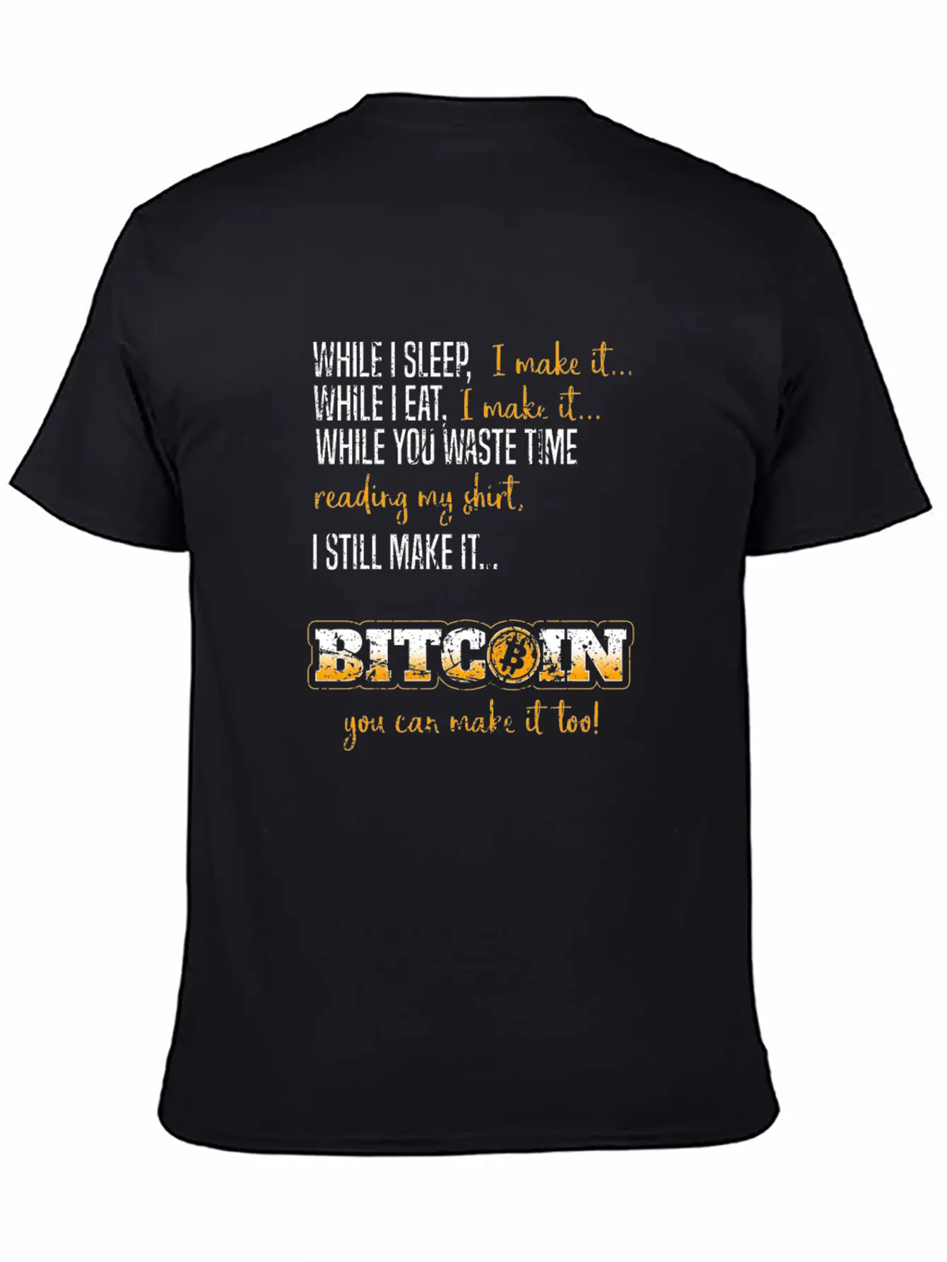 Funny Gift Bitcoin Crypto JUST Shirt Breathable Soft Cotton T-Shirt – Timeless Casual Look