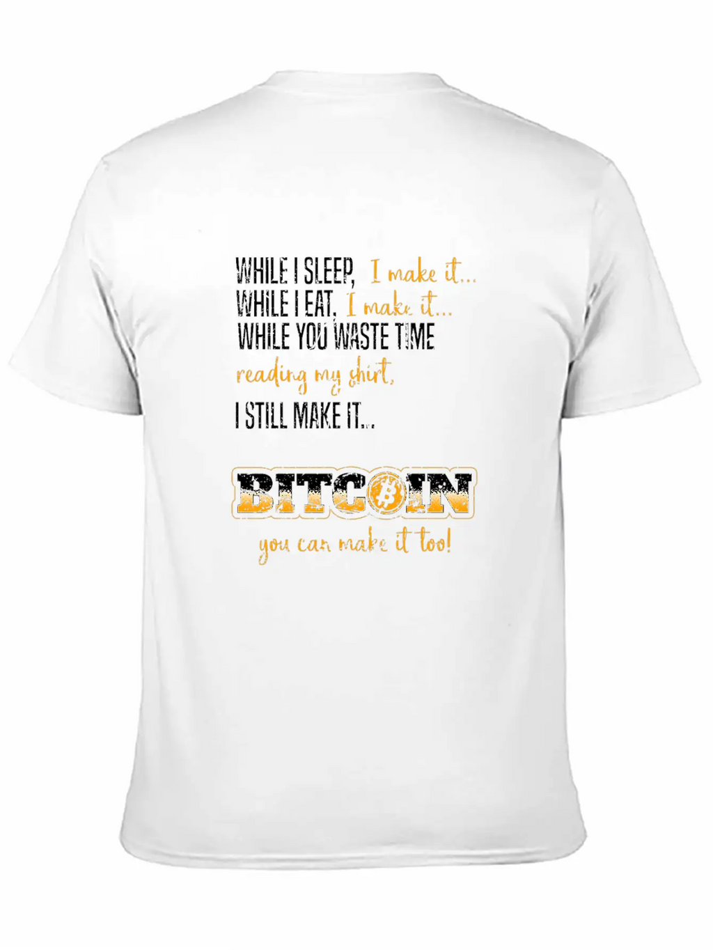 Funny Gift Bitcoin Crypto JUST Shirt Breathable Soft Cotton T-Shirt – Timeless Casual Look