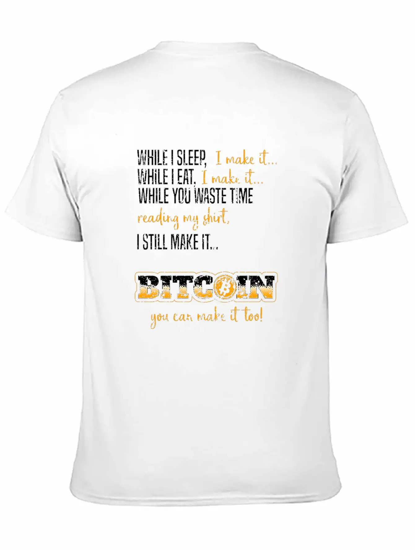 Funny Gift Bitcoin Crypto JUST Shirt Breathable Soft Cotton T-Shirt – Timeless Casual Look
