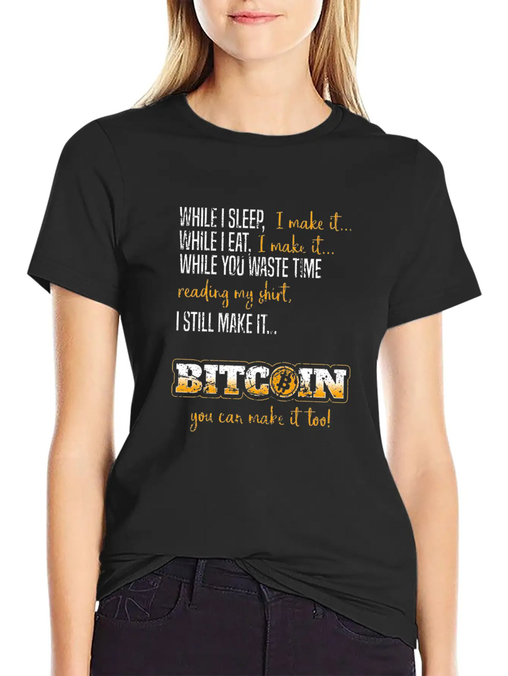 Funny Gift Bitcoin Crypto JUST Shirt Breathable Soft Cotton T-Shirt – Timeless Casual Look