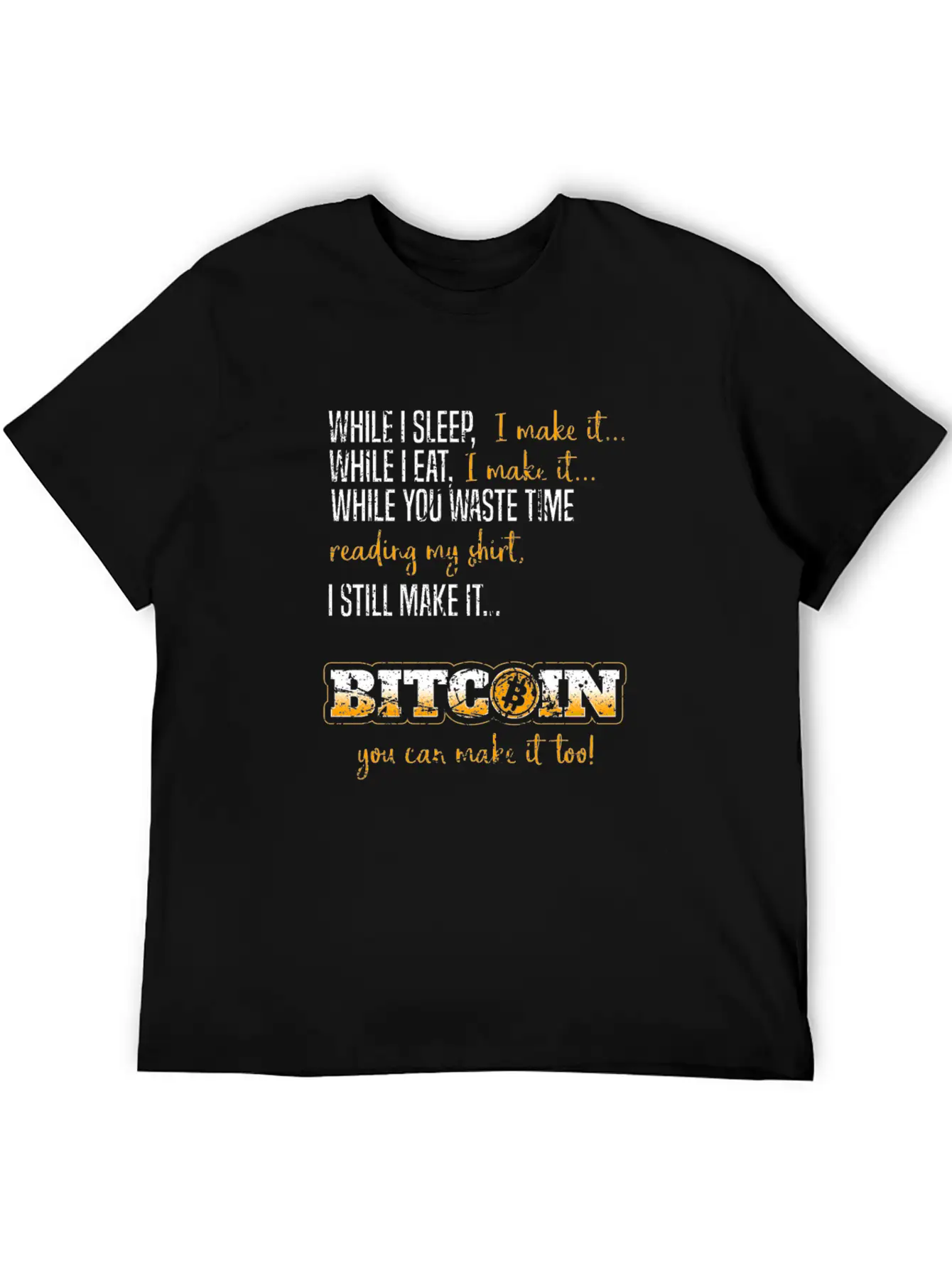 Funny Gift Bitcoin Crypto JUST Shirt Breathable Soft Cotton T-Shirt – Timeless Casual Look