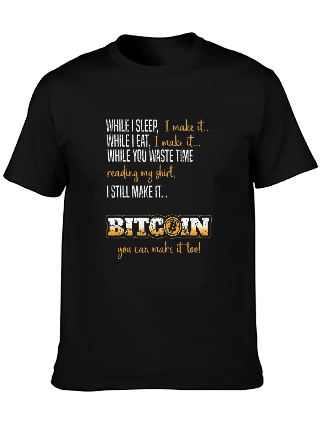 Funny Gift Bitcoin Crypto JUST Shirt Breathable Soft Cotton T-Shirt – Timeless Casual Look