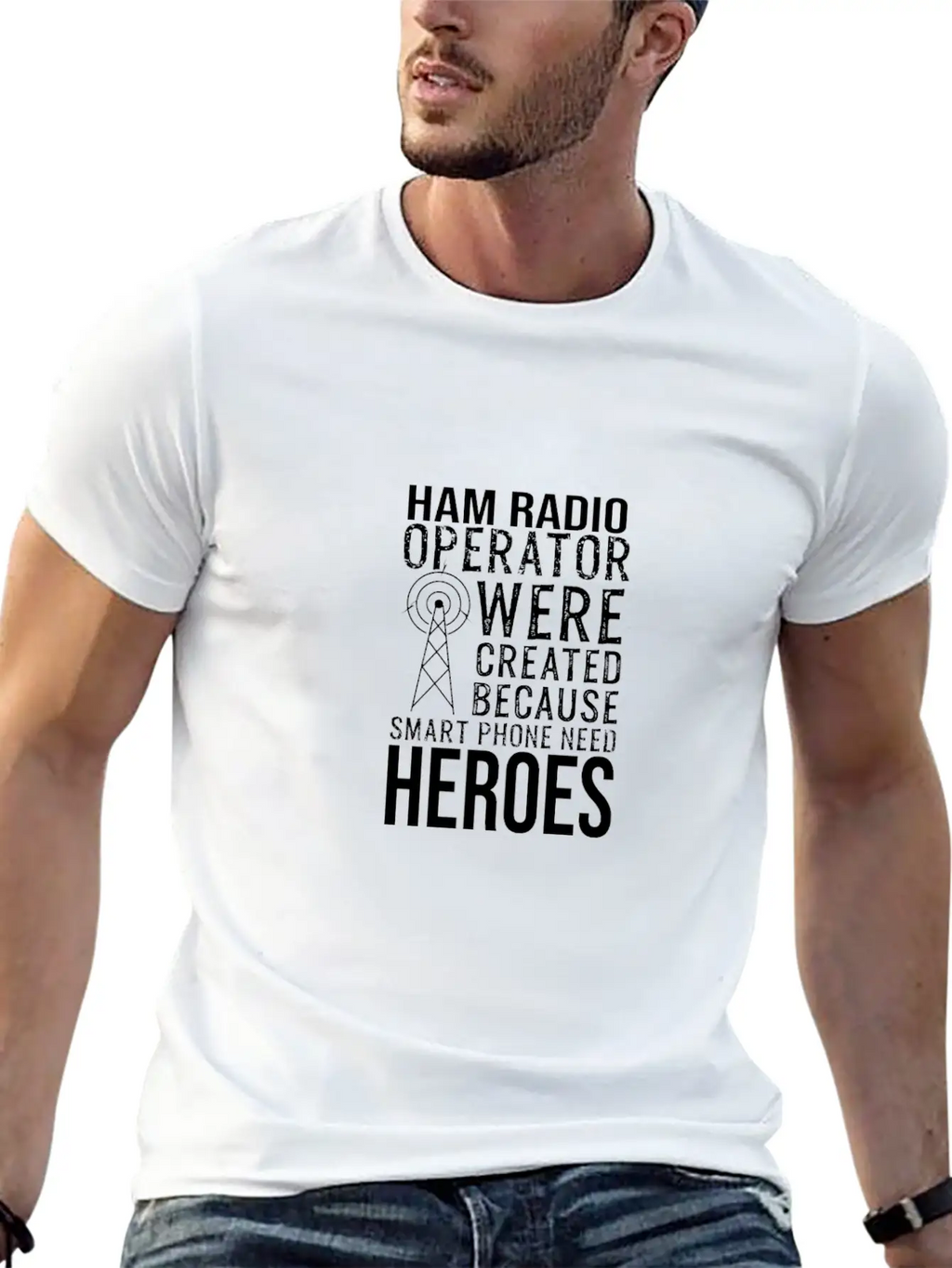 Funny Ham Radio Operator Radio Amateur Morse Unisex Casual T-Shirt – Clean Design For Daily Comfort