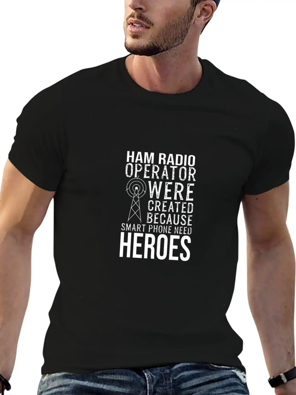 Funny Ham Radio Operator Radio Amateur Morse Unisex Casual T-Shirt – Clean Design For Daily Comfort