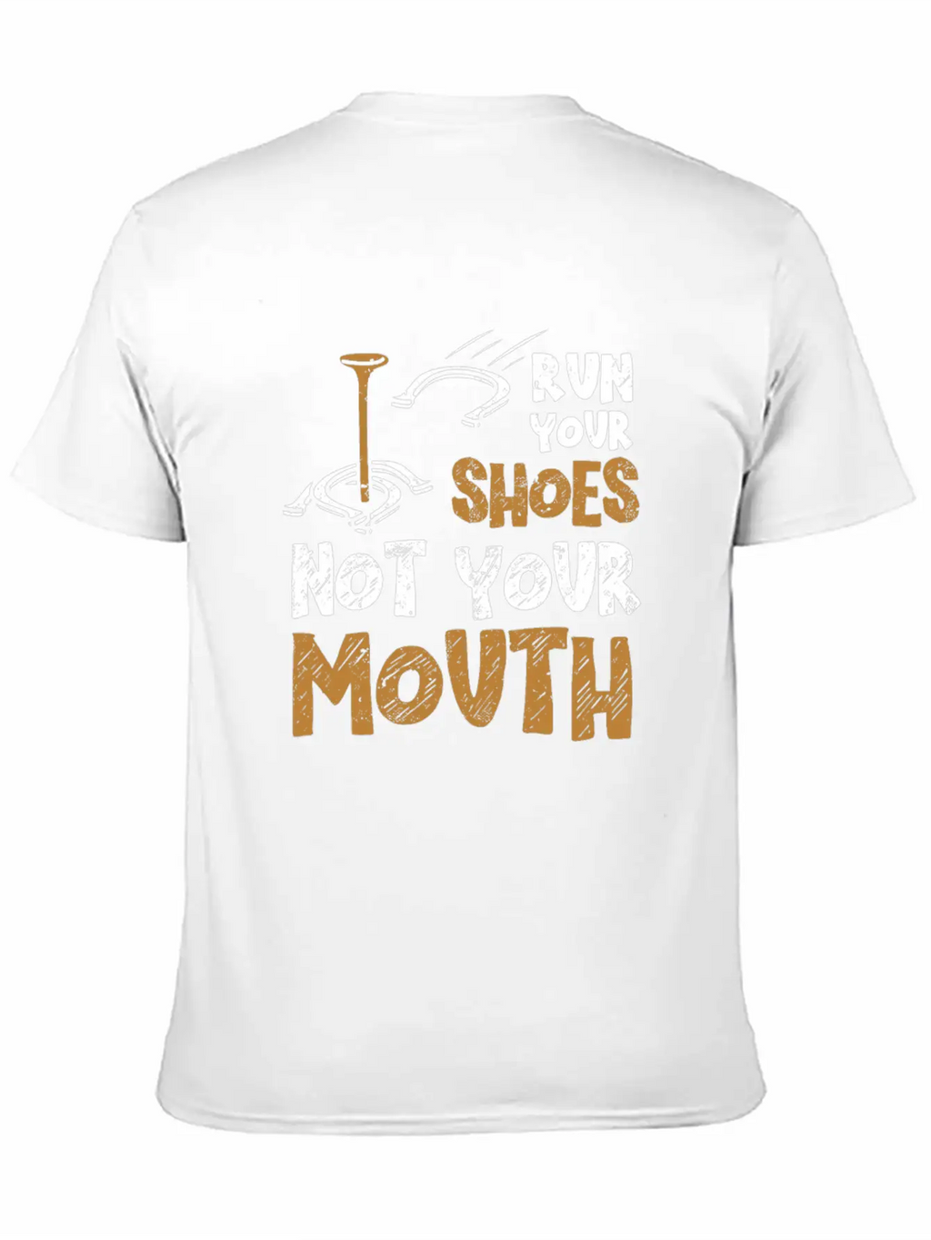 Funny Horseshoe Pitching Breathable Soft Cotton T-Shirt – Timeless Casual Look