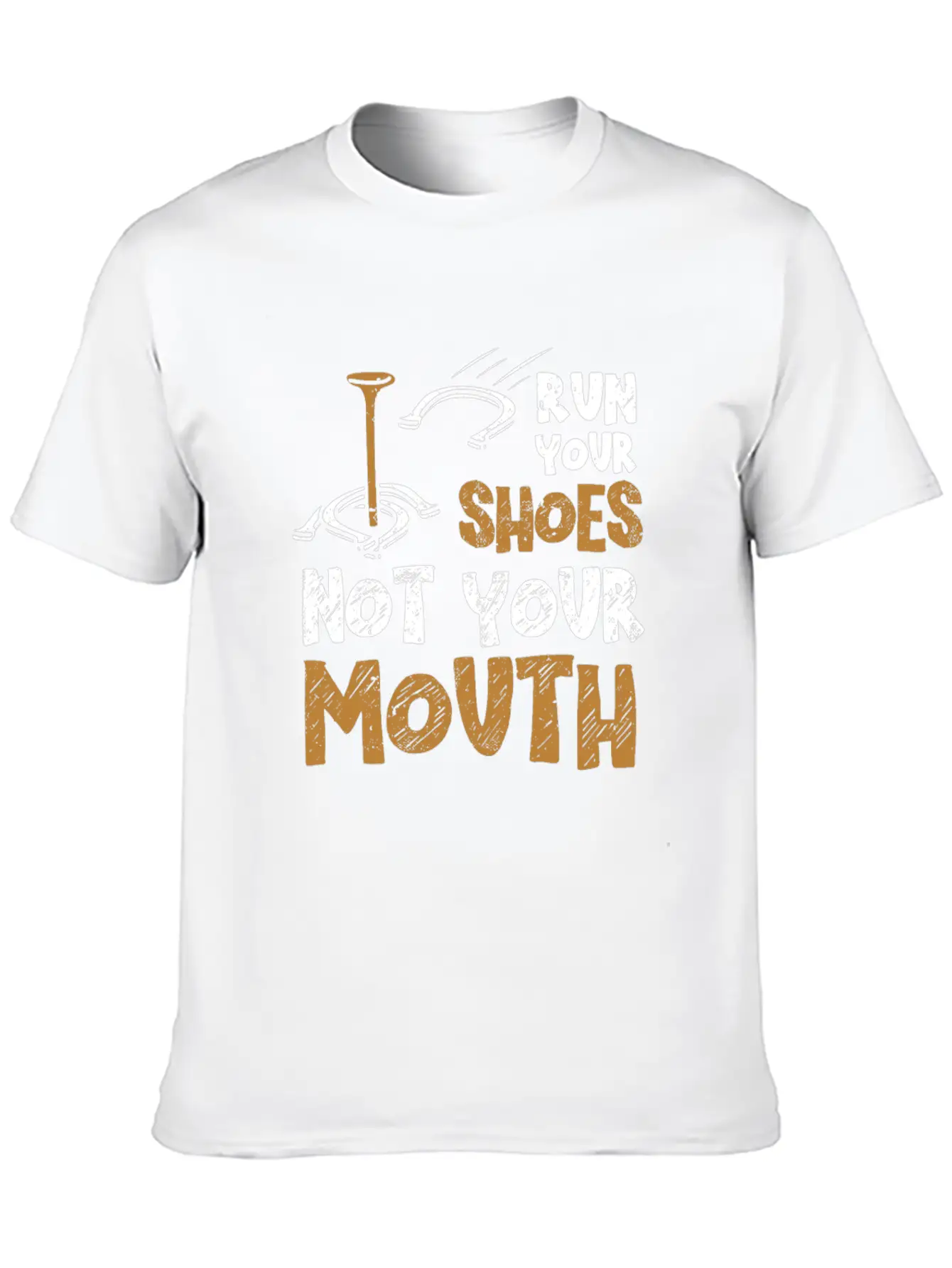 Funny Horseshoe Pitching Breathable Soft Cotton T-Shirt – Timeless Casual Look