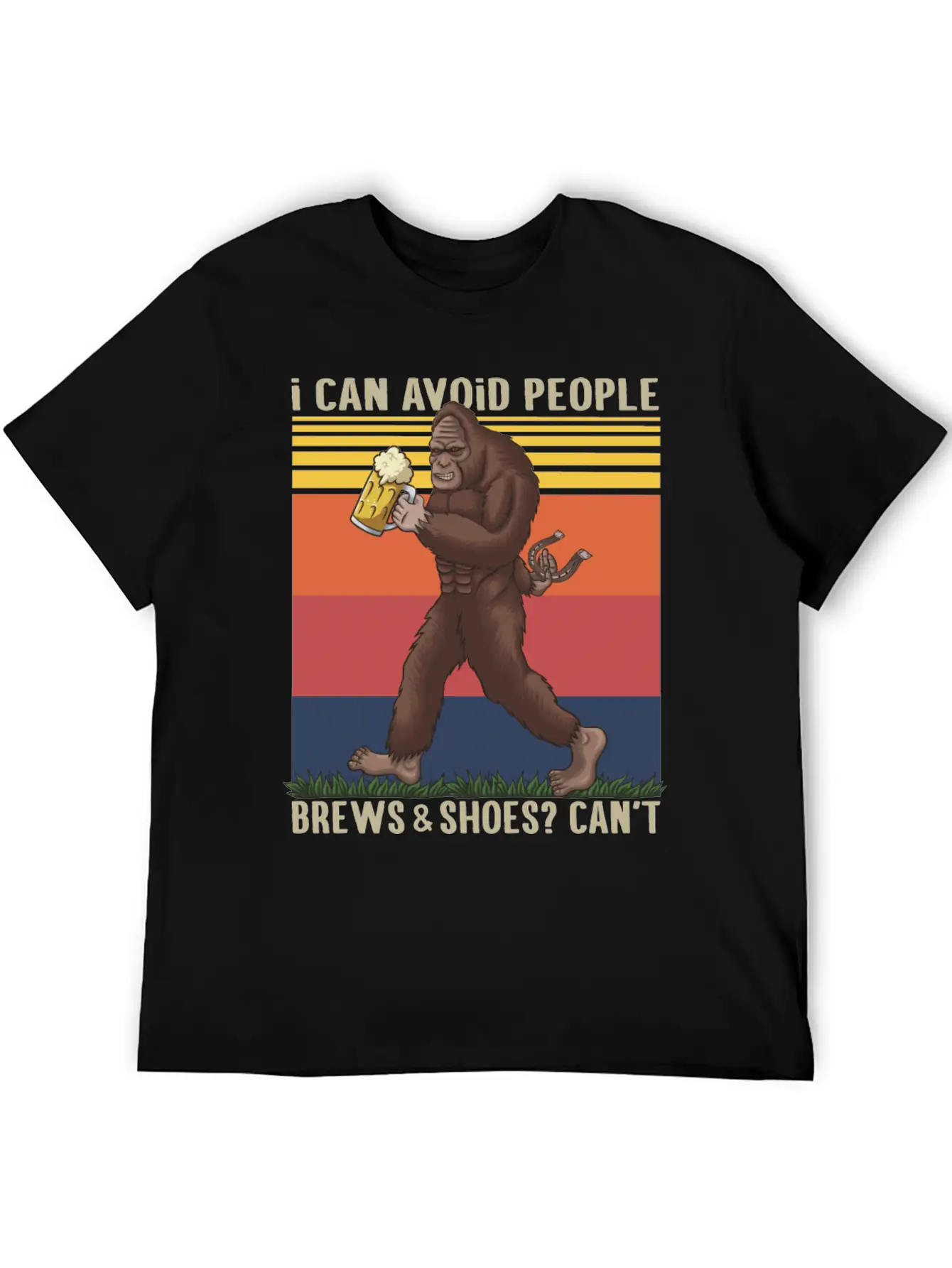 Funny Horseshoe Pitching Game Timeless Short Sleeve Tee – Comfy And Minimalist Design