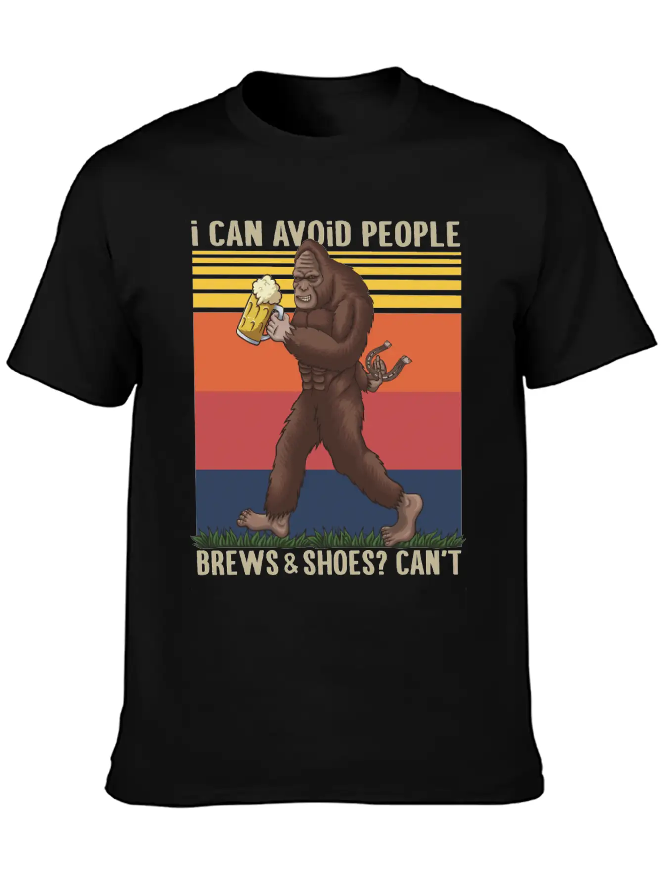 Funny Horseshoe Pitching Game Timeless Short Sleeve Tee – Comfy And Minimalist Design
