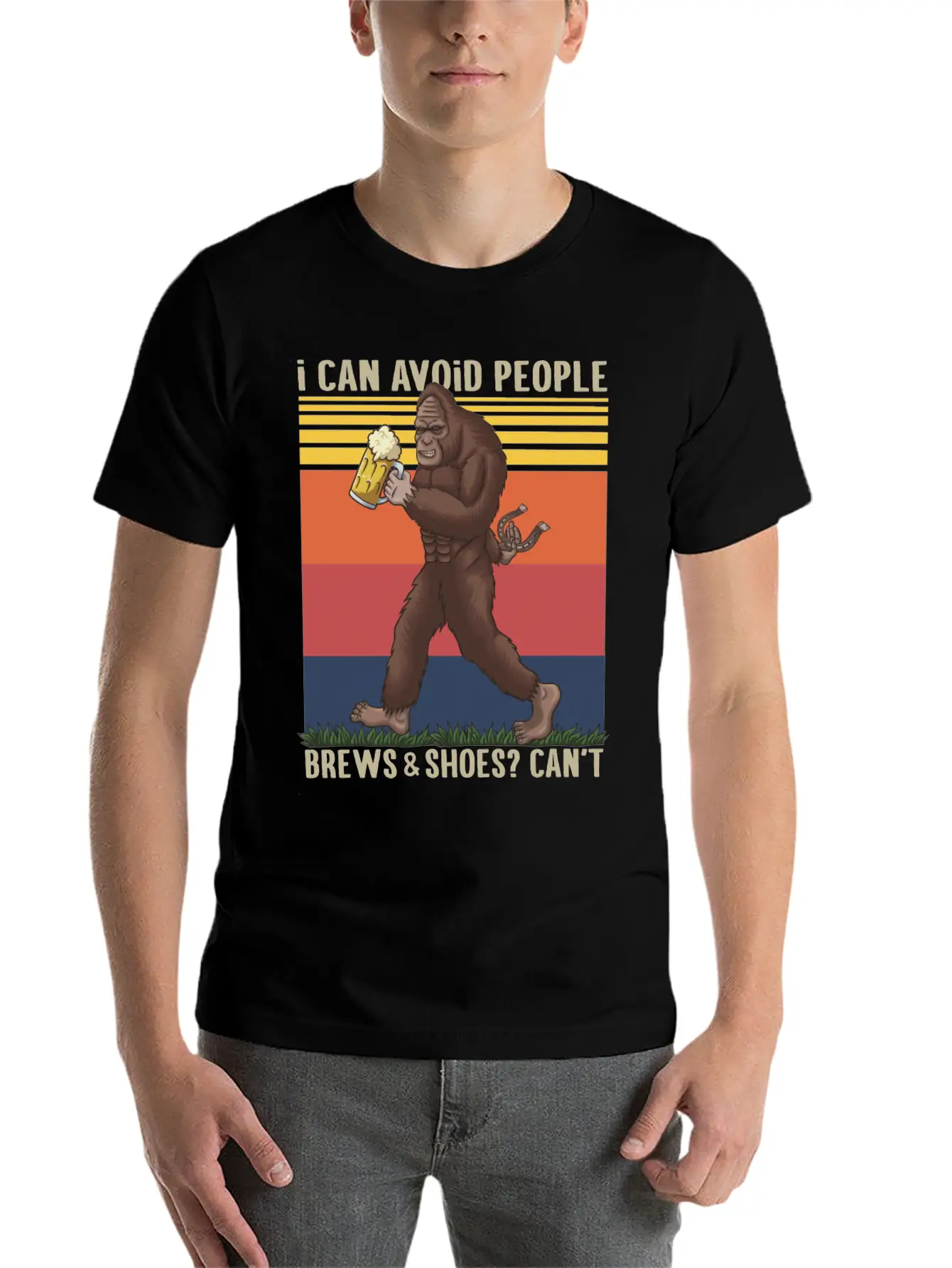 Funny Horseshoe Pitching Game Timeless Short Sleeve Tee – Comfy And Minimalist Design