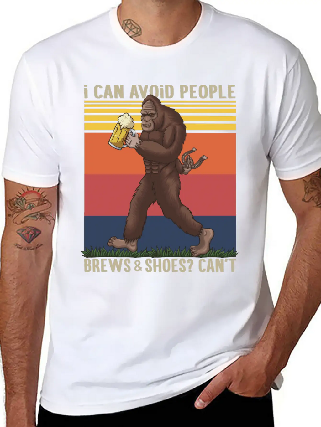 Funny Horseshoe Pitching Game Timeless Short Sleeve Tee – Comfy And Minimalist Design