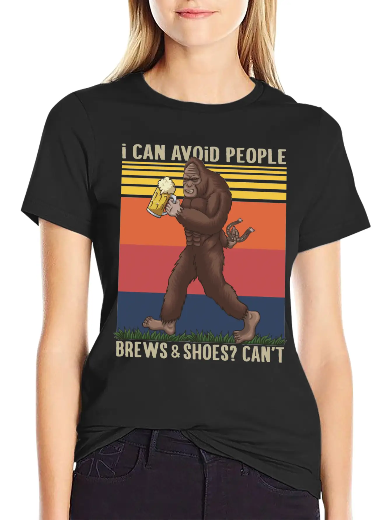 Funny Horseshoe Pitching Game Timeless Short Sleeve Tee – Comfy And Minimalist Design