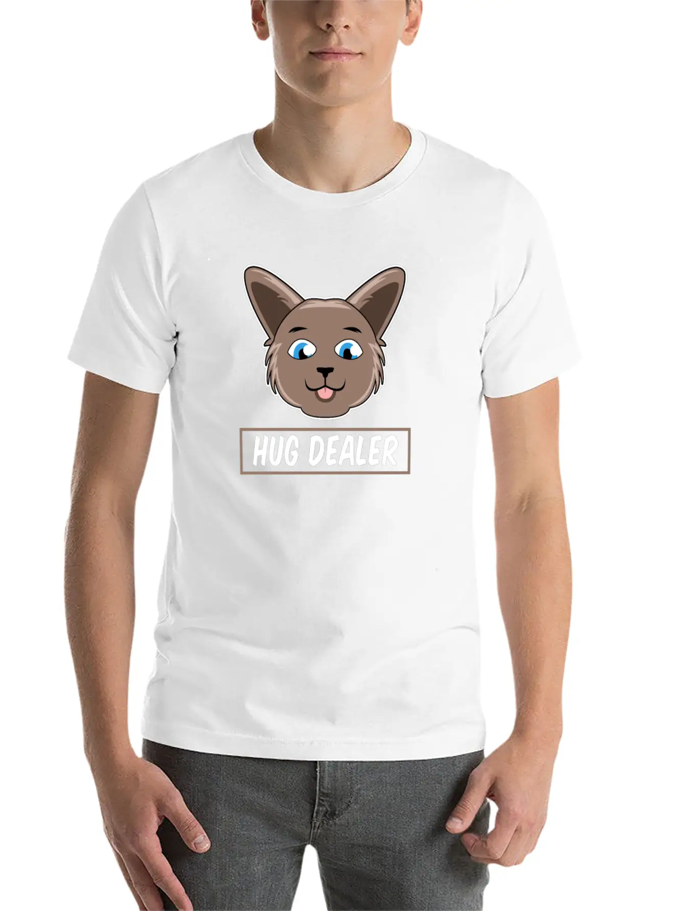 Funny Hug Dealer Unisex Casual T-Shirt – Clean Design For Daily Comfort