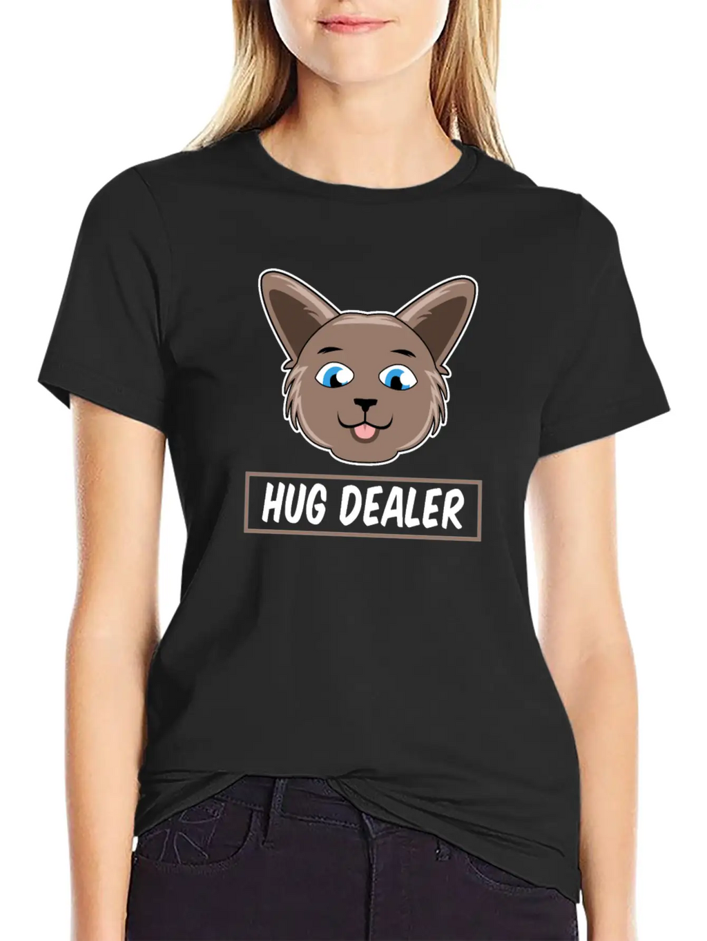 Funny Hug Dealer Unisex Casual T-Shirt – Clean Design For Daily Comfort