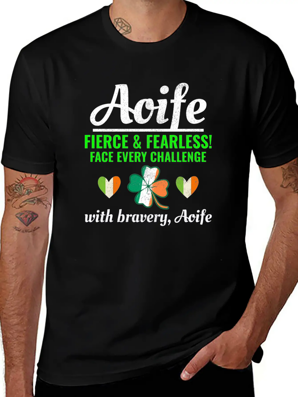 Funny Irish Girl Name Aoife, Fearless Bravery Relaxed Everyday Tee – Lightweight And Durable Cotton