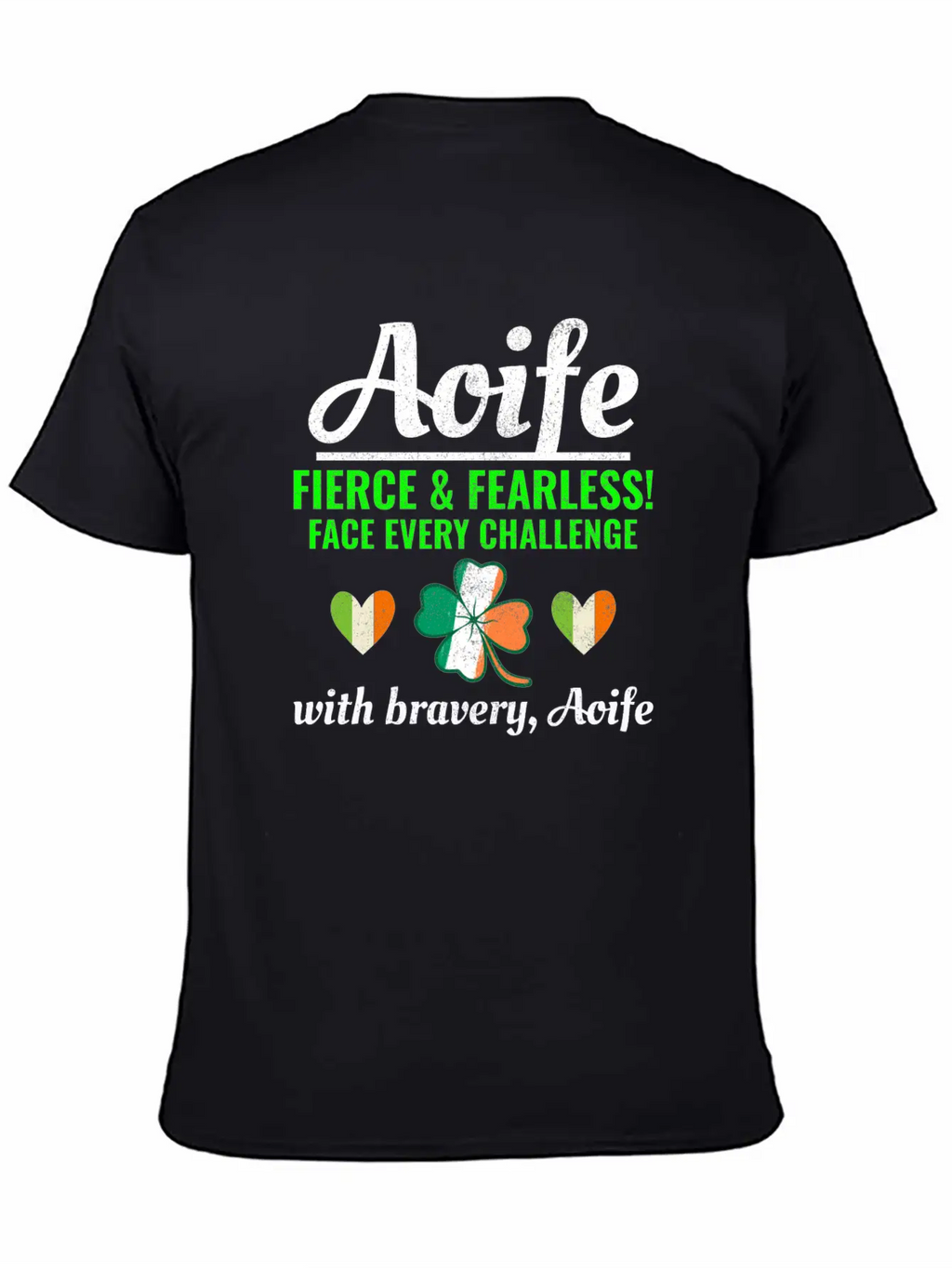 Funny Irish Girl Name Aoife, Fearless Bravery Relaxed Everyday Tee – Lightweight And Durable Cotton