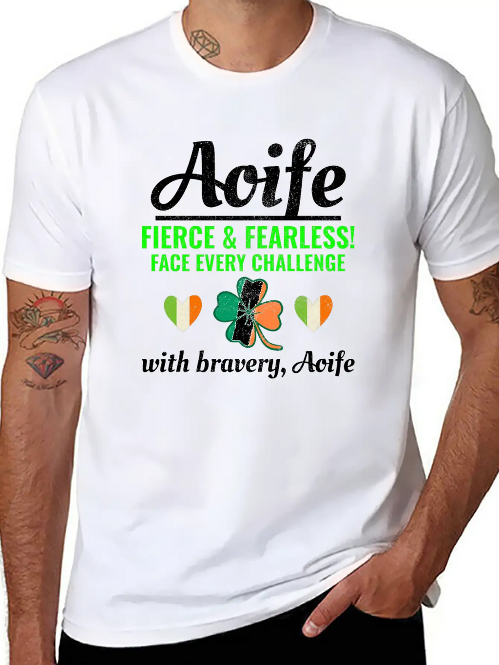 Funny Irish Girl Name Aoife, Fearless Bravery Relaxed Everyday Tee – Lightweight And Durable Cotton