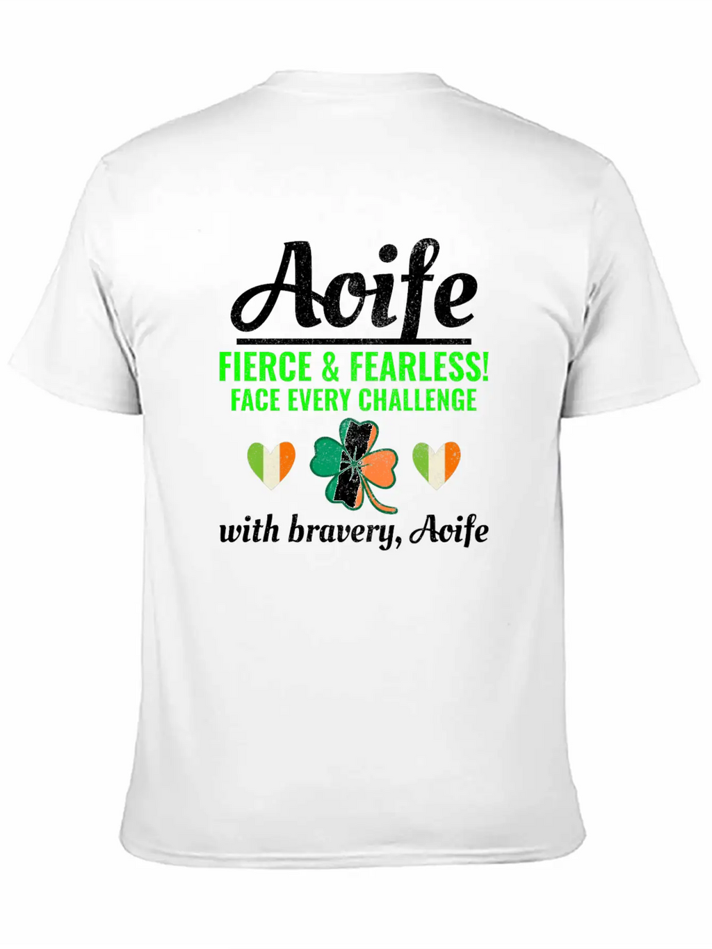 Funny Irish Girl Name Aoife, Fearless Bravery Relaxed Everyday Tee – Lightweight And Durable Cotton