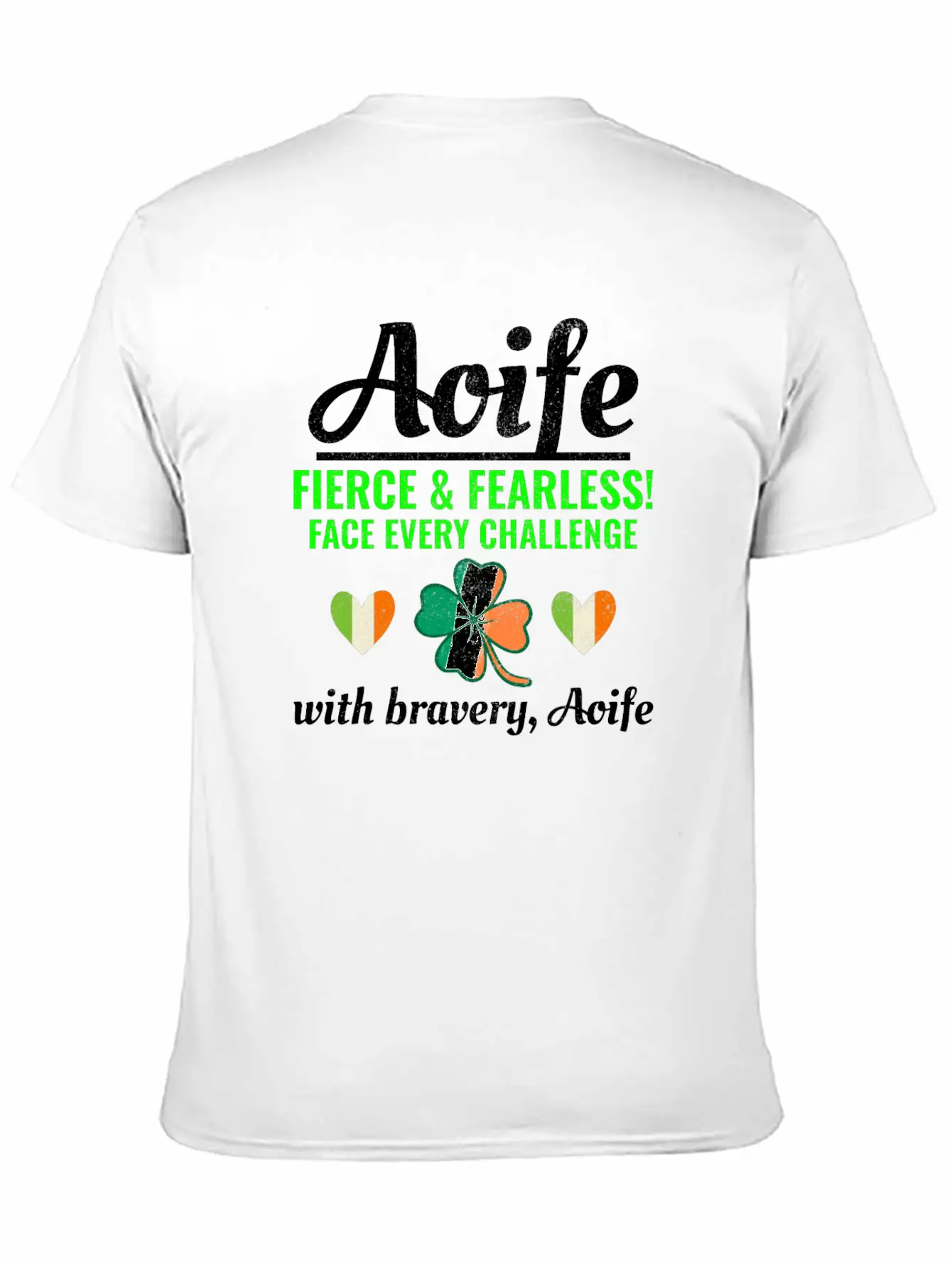 Funny Irish Girl Name Aoife, Fearless Bravery Relaxed Everyday Tee – Lightweight And Durable Cotton