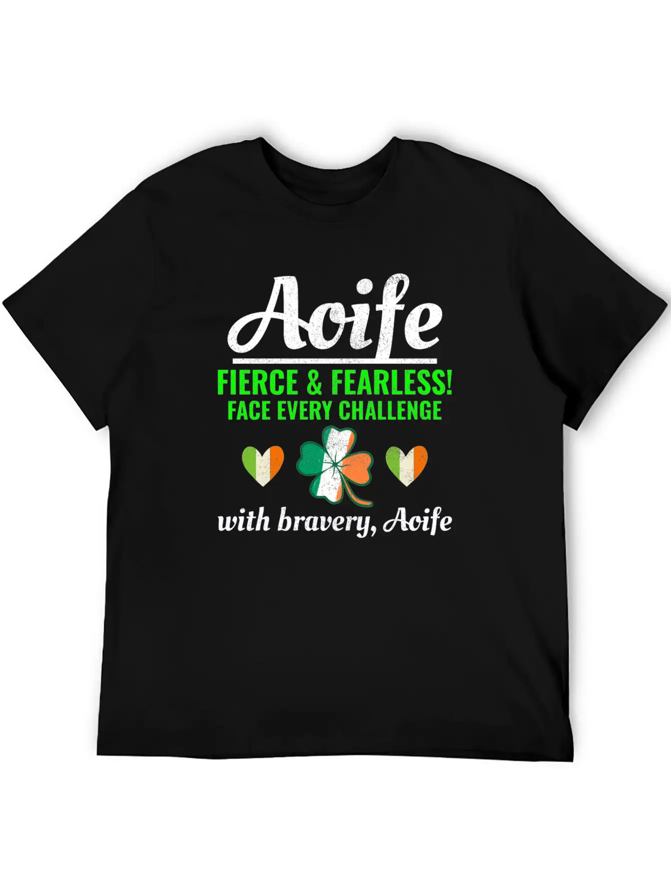 Funny Irish Girl Name Aoife, Fearless Bravery Relaxed Everyday Tee – Lightweight And Durable Cotton