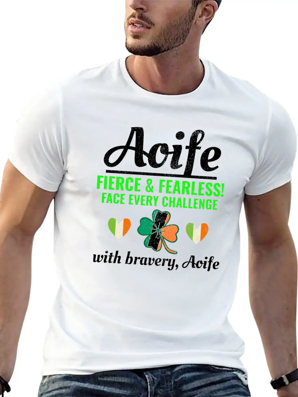 Funny Irish Girl Name Aoife, Fearless Bravery Relaxed Everyday Tee – Lightweight And Durable Cotton