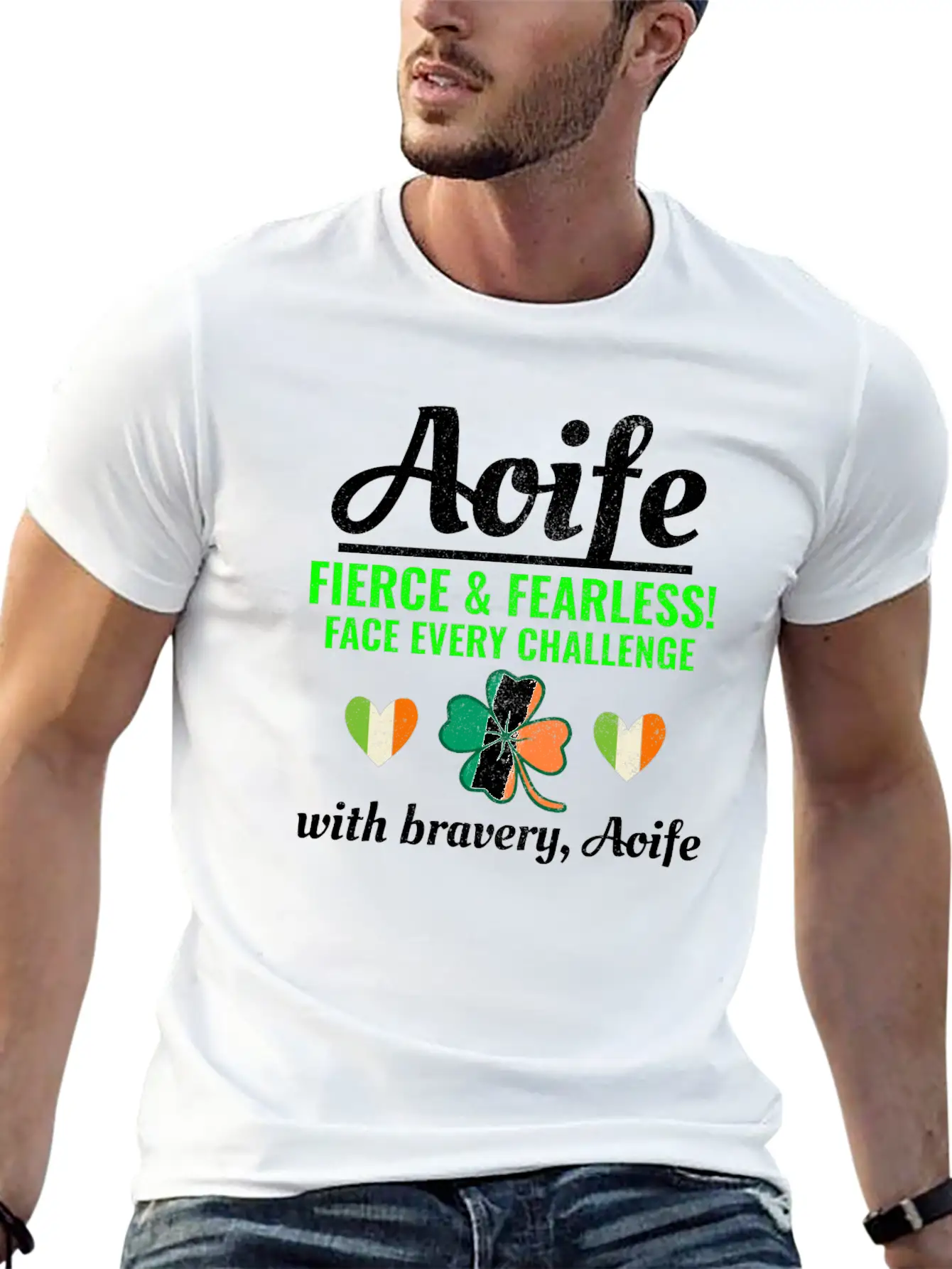 Funny Irish Girl Name Aoife, Fearless Bravery Relaxed Everyday Tee – Lightweight And Durable Cotton