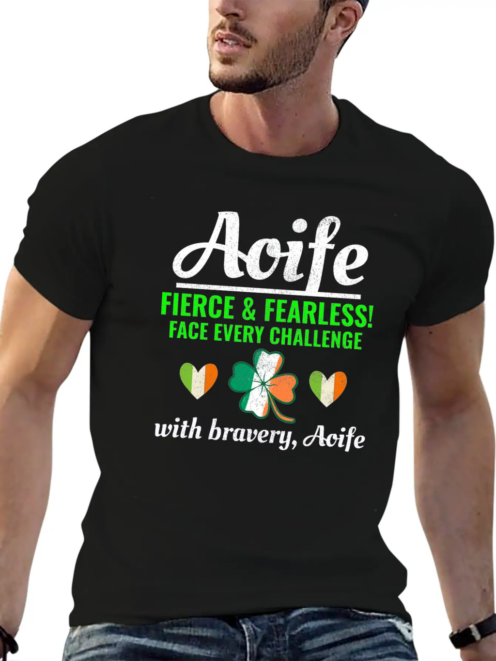 Funny Irish Girl Name Aoife, Fearless Bravery Relaxed Everyday Tee – Lightweight And Durable Cotton