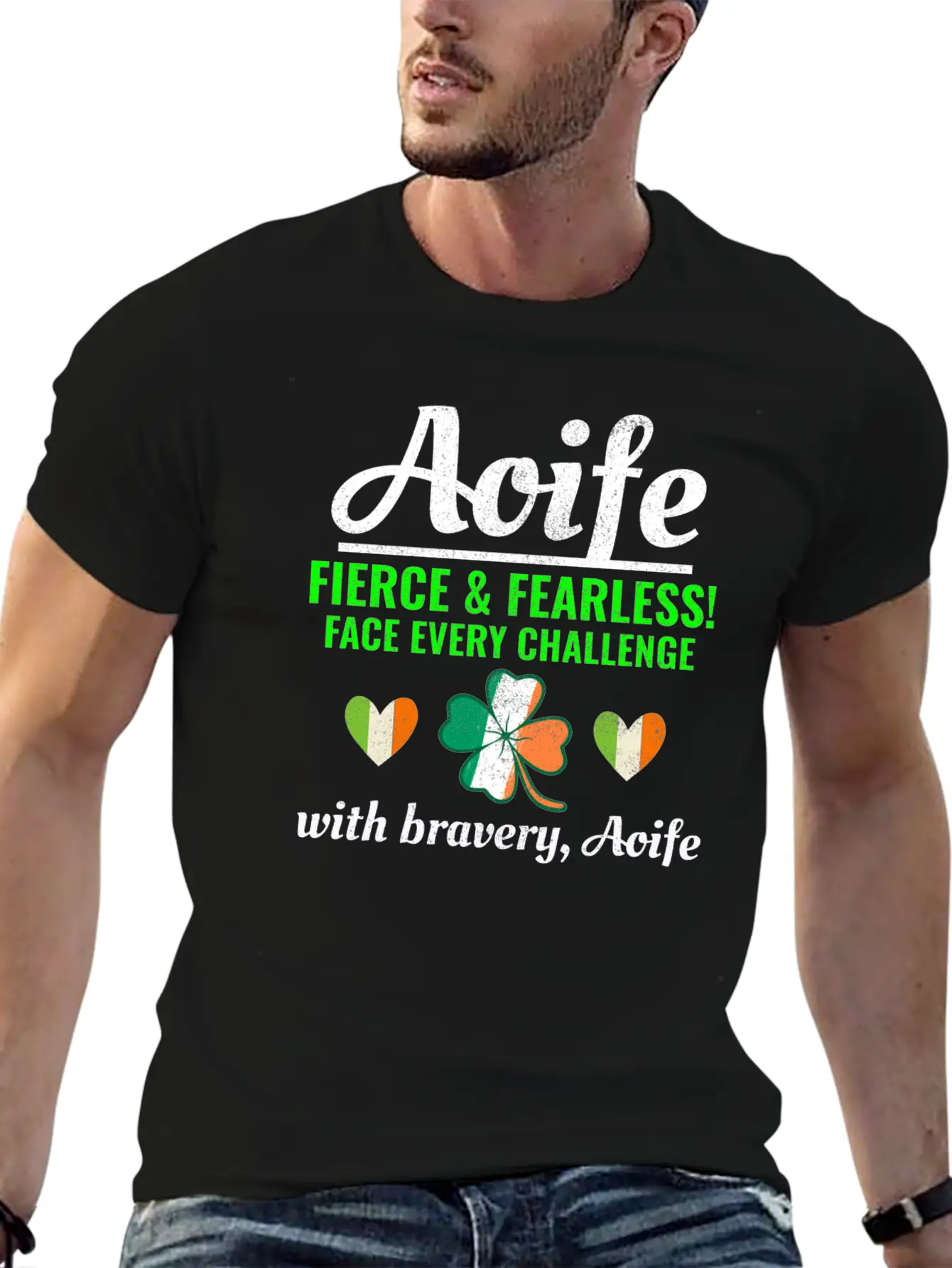 Funny Irish Girl Name Aoife, Fearless Bravery Relaxed Everyday Tee – Lightweight And Durable Cotton
