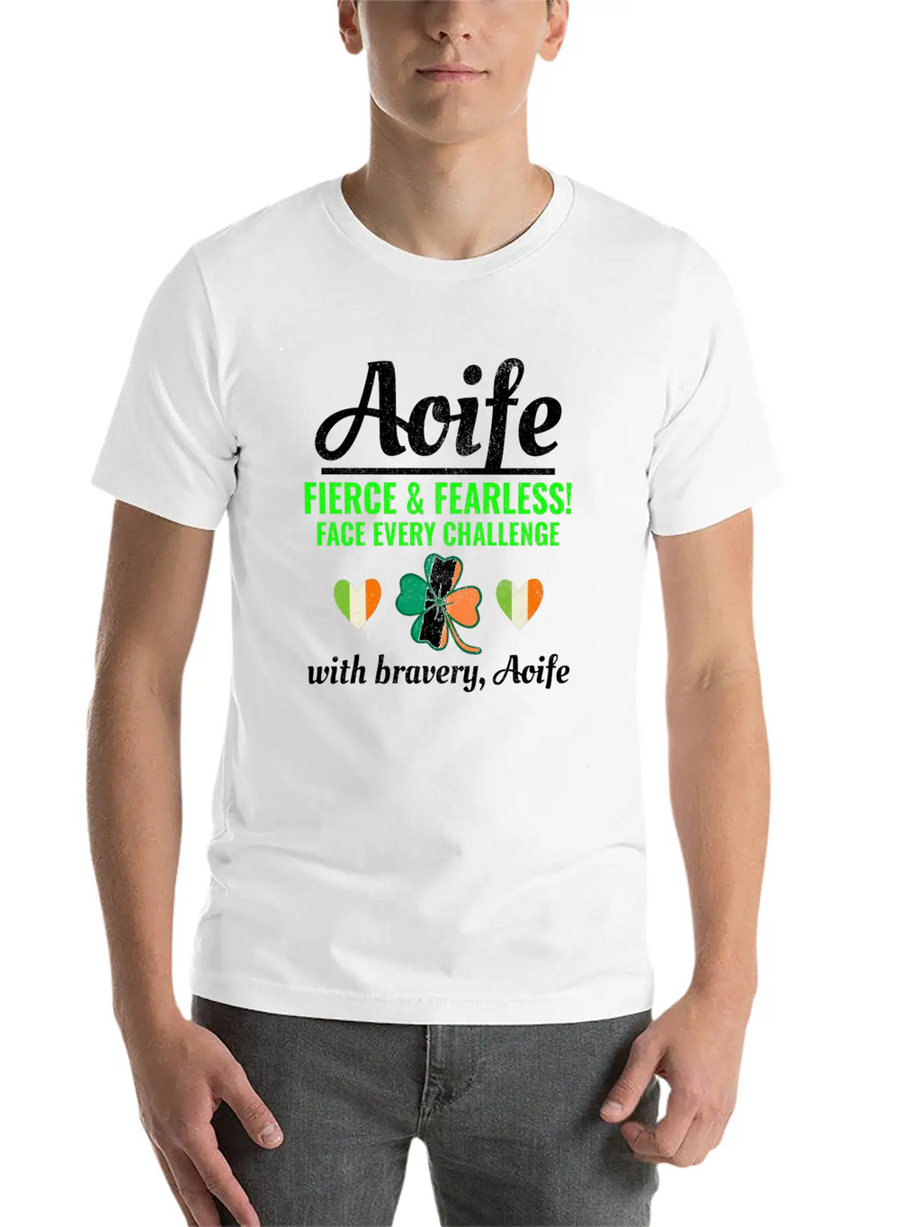 Funny Irish Girl Name Aoife, Fearless Bravery Relaxed Everyday Tee – Lightweight And Durable Cotton