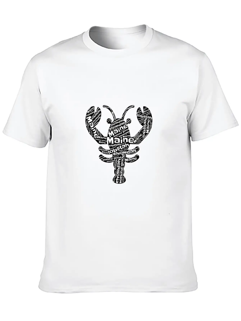 Funny Lobster Maine Accent Art Words Unisex Casual T-Shirt – Clean Design For Daily Comfort