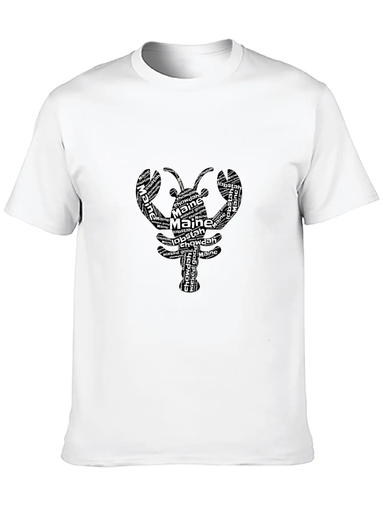 Funny Lobster Maine Accent Art Words Unisex Casual T-Shirt – Clean Design For Daily Comfort