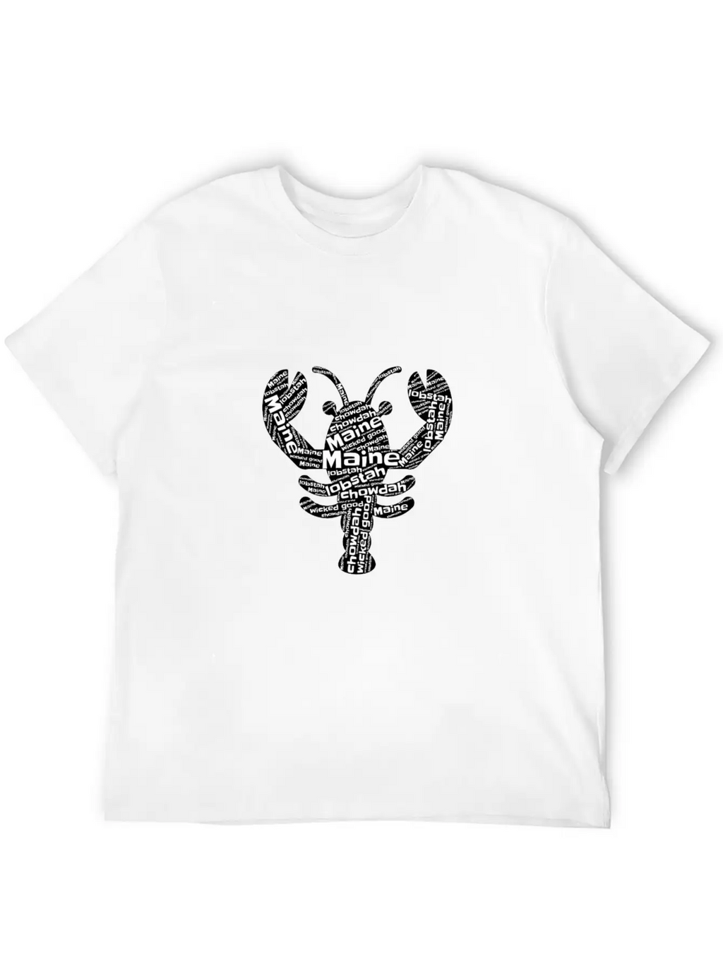 Funny Lobster Maine Accent Art Words Unisex Casual T-Shirt – Clean Design For Daily Comfort