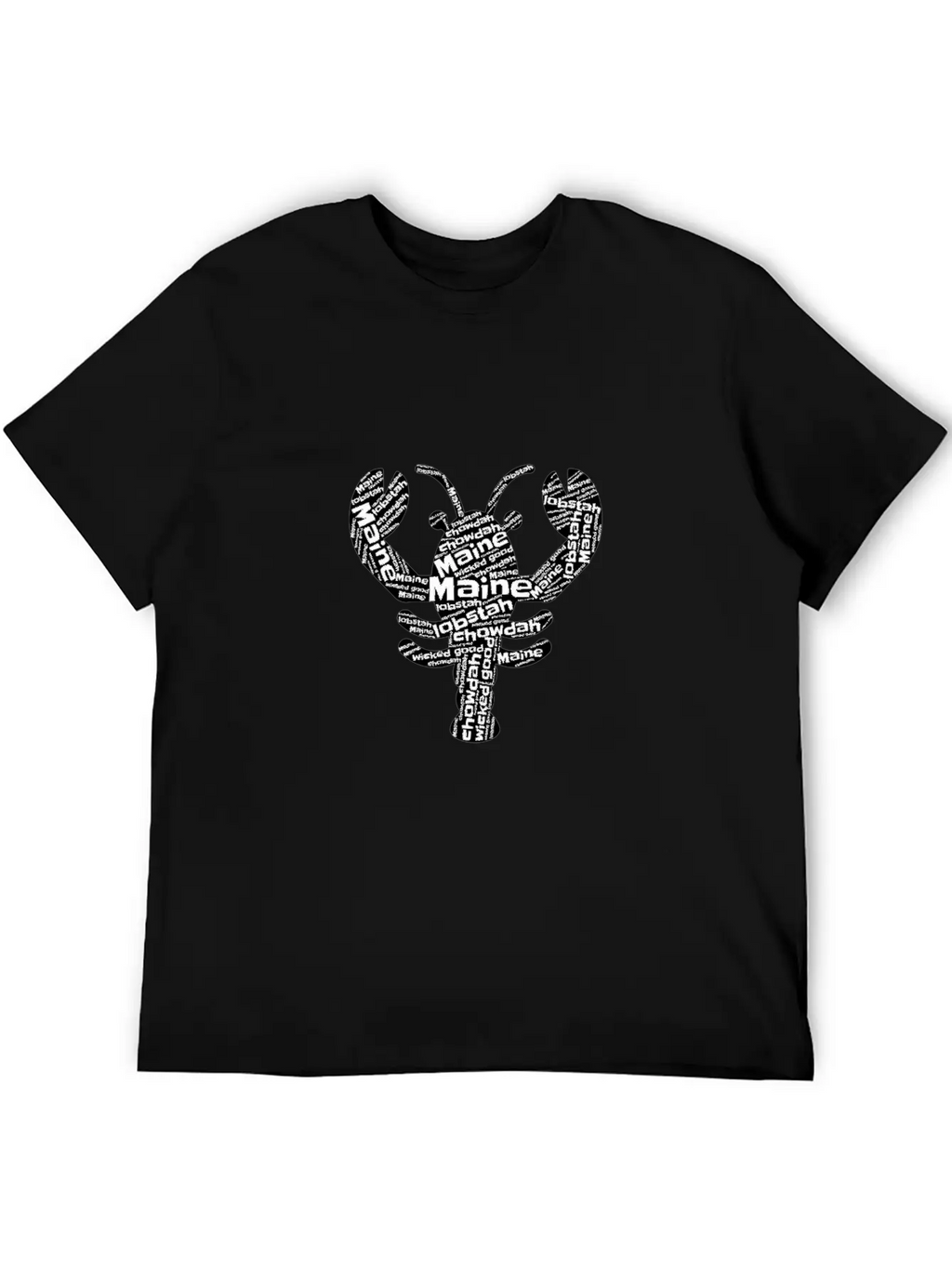 Funny Lobster Maine Accent Art Words Unisex Casual T-Shirt – Clean Design For Daily Comfort