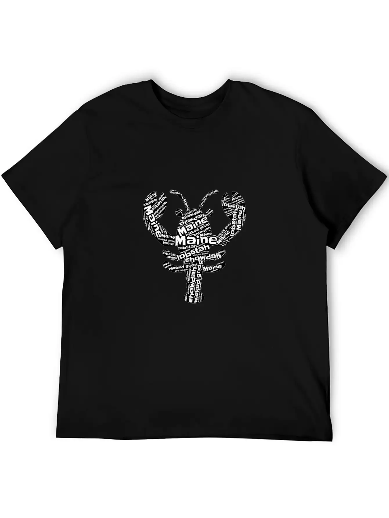 Funny Lobster Maine Accent Art Words Unisex Casual T-Shirt – Clean Design For Daily Comfort