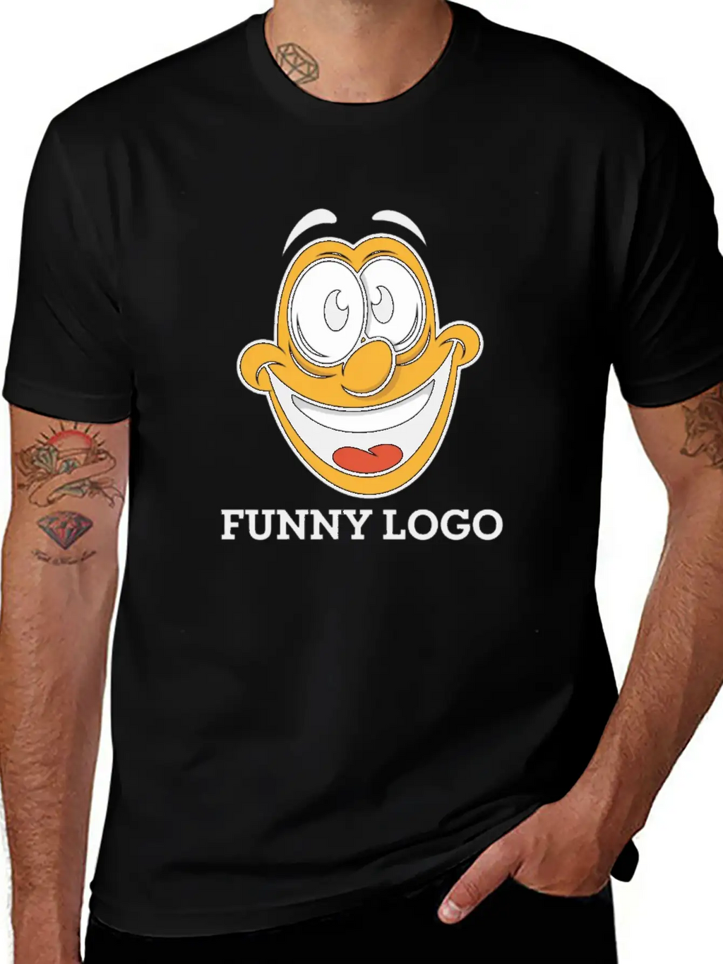 Funny Logo Timeless Short Sleeve Tee – Comfy And Minimalist Design