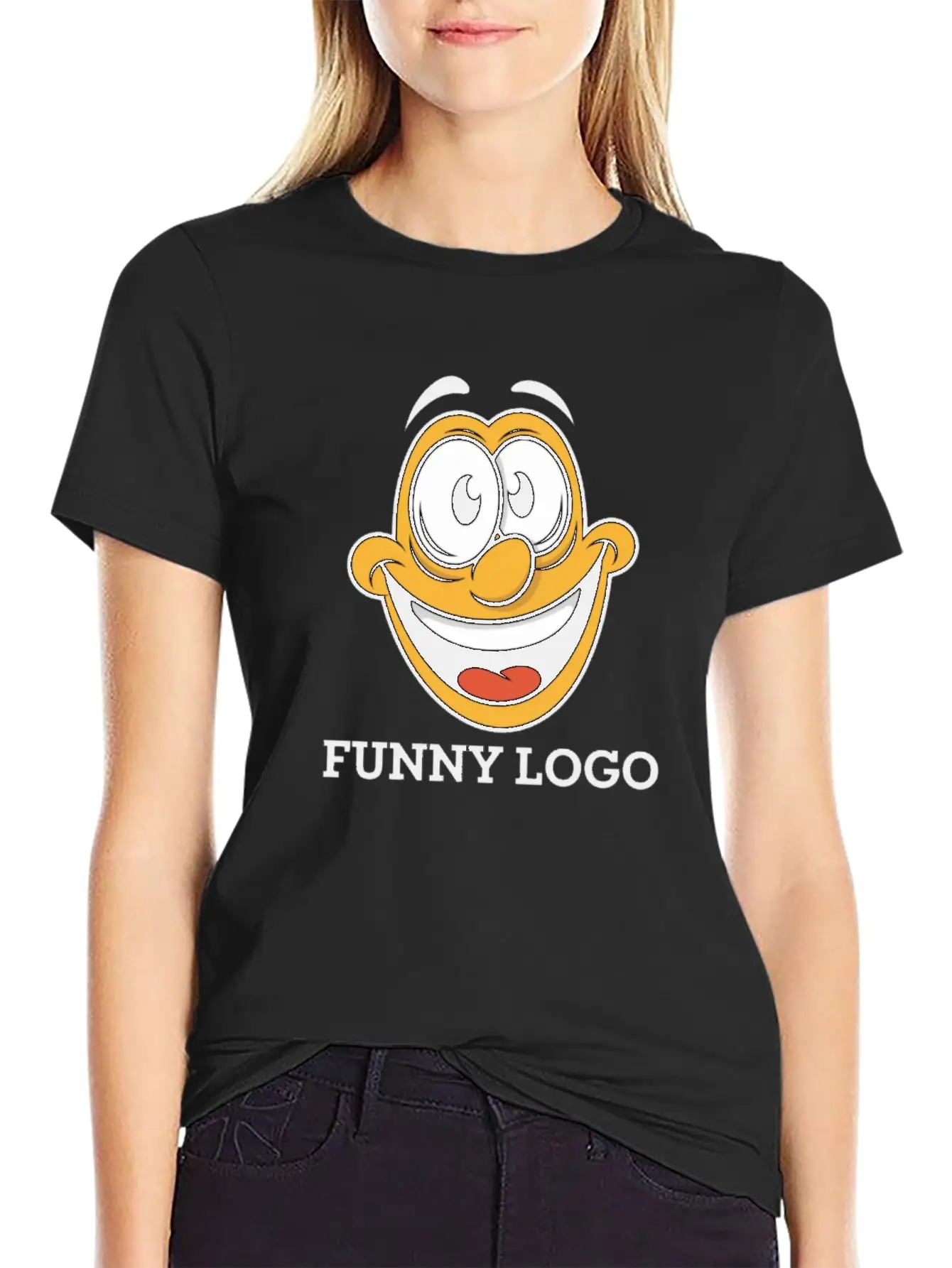 Funny Logo Timeless Short Sleeve Tee – Comfy And Minimalist Design